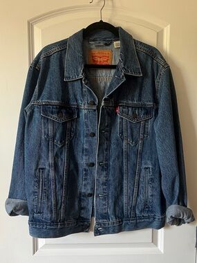 Levi's Dark Blue Denim Jacket - Men's Trucker Style